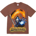 Grim Reaper Supreme Tee Brown