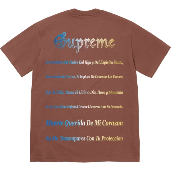 Grim Reaper Supreme Tee Brown Back