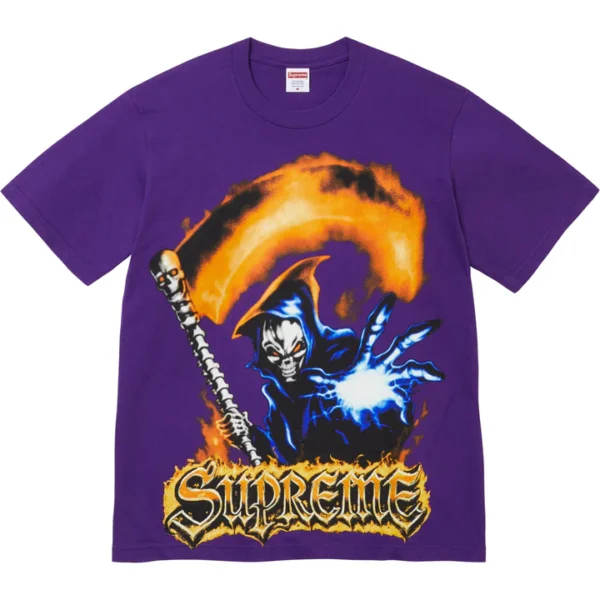 Grim Reaper Supreme Tee Purple