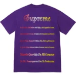 Grim Reaper Supreme Tee Purple Back