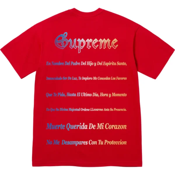 Grim Reaper Supreme Tee Red Back