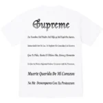 Grim Reaper Supreme Tee White Back