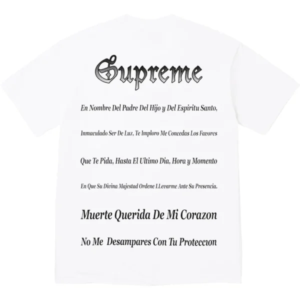 Grim Reaper Supreme Tee White Back