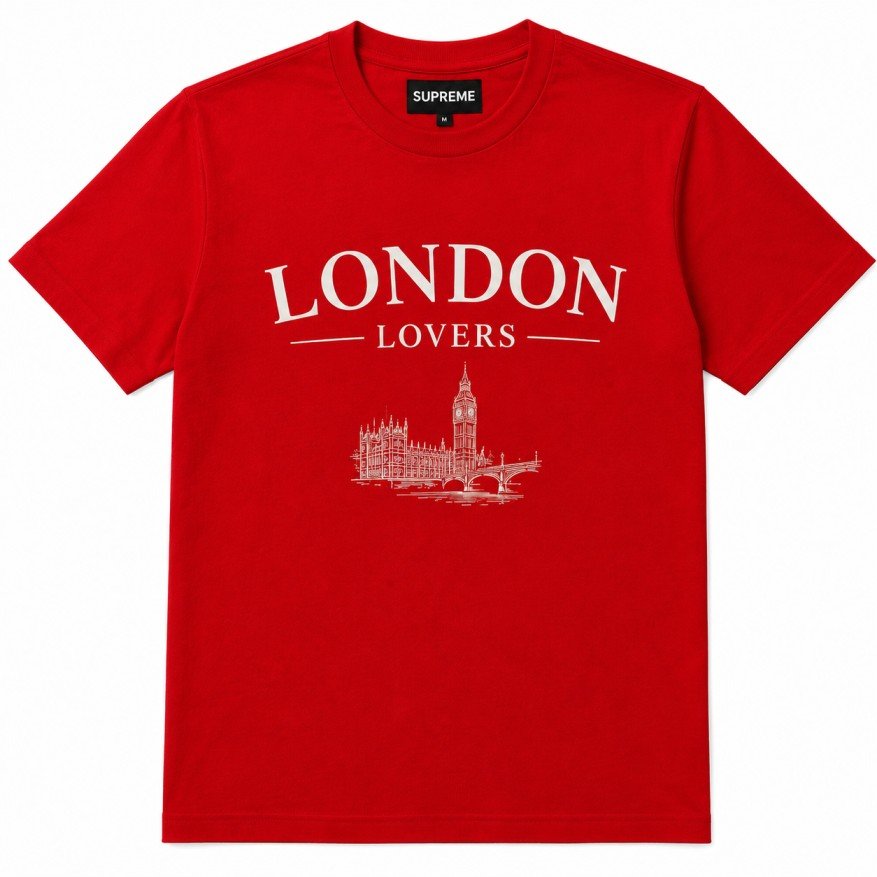 Red Supreme T Shirt