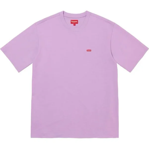 Supreme Box Logo T Shirt Light Purple