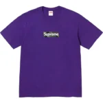 Supreme Camo Box Logo Tee Purple
