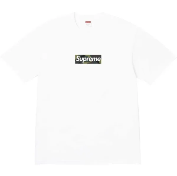 Supreme Camo Box Logo Tee White