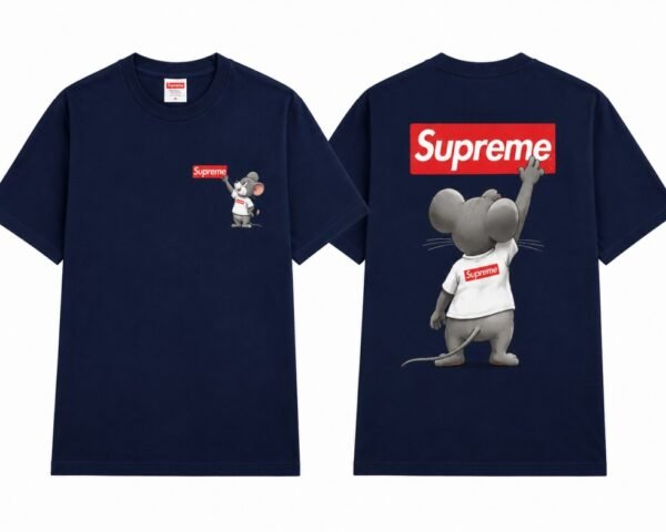 Supreme Mouse Tee Navy