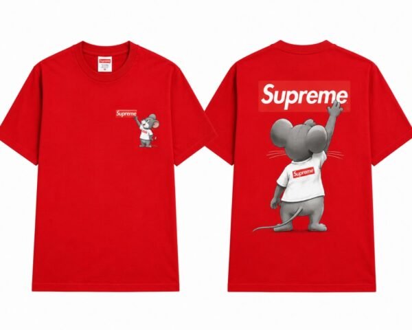 Supreme Mouse Tee Red