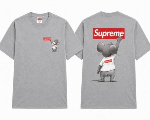 Supreme Mouse Tee grey