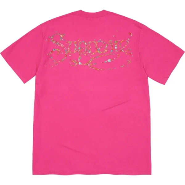 Supreme Gems Tee Pink