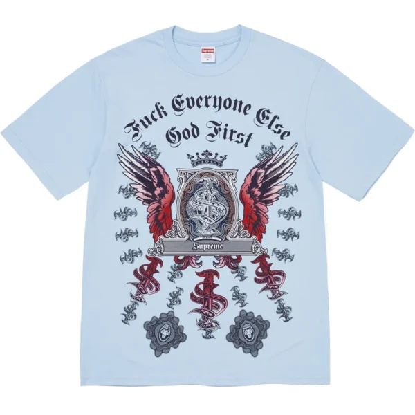 Supreme Money Tee Light Blue