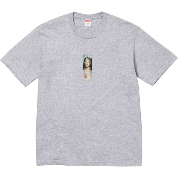 Supreme Prayer Card Box Logo Tee Grey
