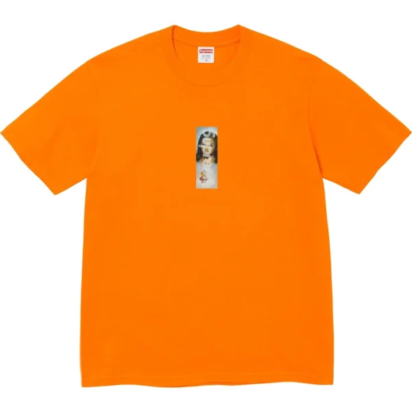 Supreme Prayer Card Box Logo Tee Orange