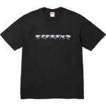 Supreme Skulls Spellout Tee Black