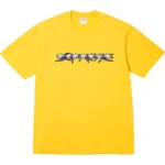 Supreme Skulls Spellout Tee Yellow