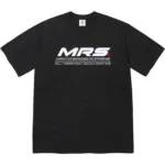 Now Supreme Tee Black Front View