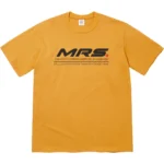 Now Supreme Tee Mustard Front View